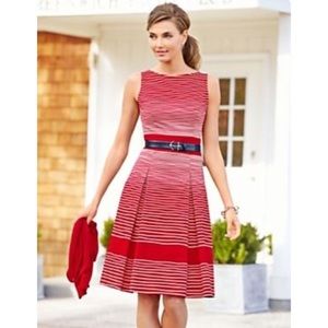 ACCEPTING ALL OFFERS - Talbots Nautical Red Dress